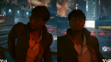 Hideo Kojima in the pixels at Cyberpunk 2077 Nexus - Mods and community