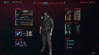 Phantom Liberty Ready to Start Save - Level 40 Corp Male V at Cyberpunk ...