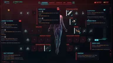 Cyberware-Ex - Extended Perks Description