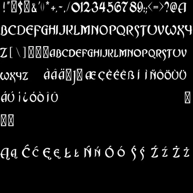 Font used in American McGee's Alice - Asrafel