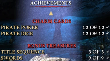 Charm Cards & Bonus Treasures