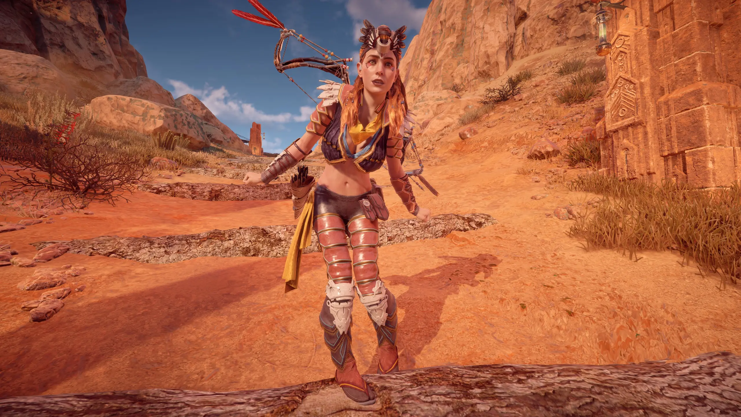 Barely THICC Aloy - ONLY Carja Summer Blazon Outfit at Horizon