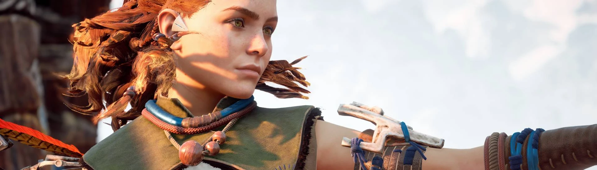 Gamers discussing an 'Aloy Face Rework' mod, presented without