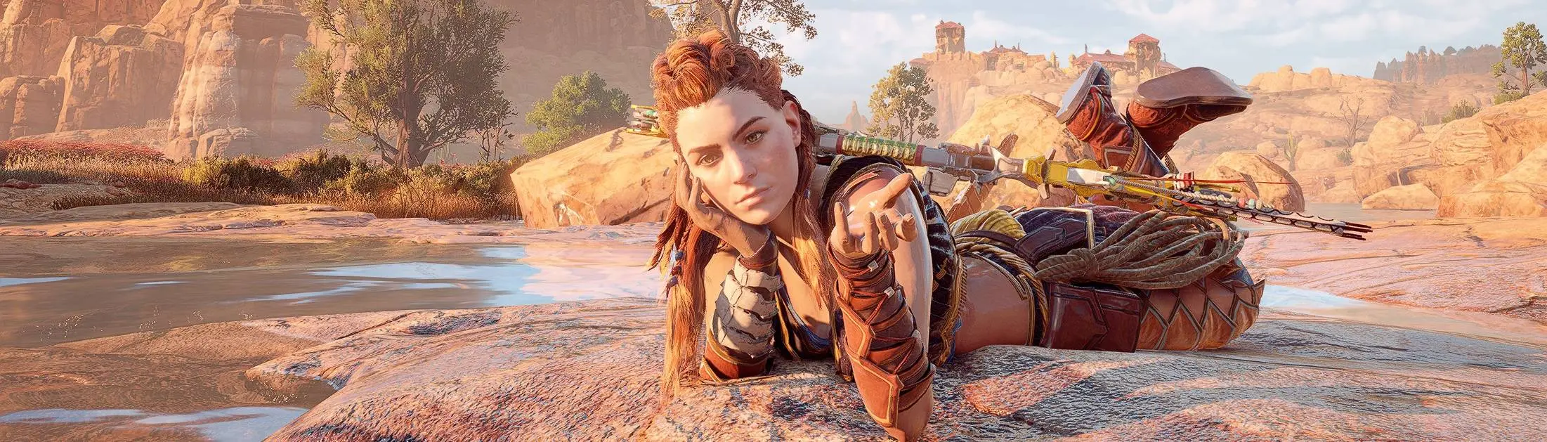 Barely THICC Aloy - ONLY Carja Summer Blazon Outfit at Horizon