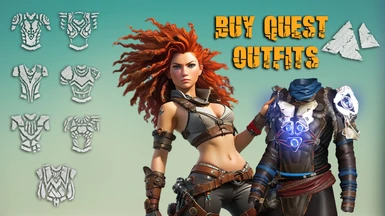 Buy quest outfits from merchants