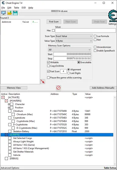 State of Decay 2 Cheat Engine Table