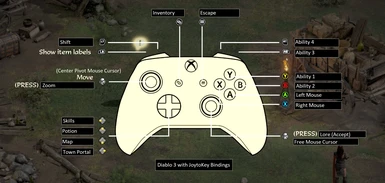 Diablo 3 JoytoKey Profile for Xbox Controllers