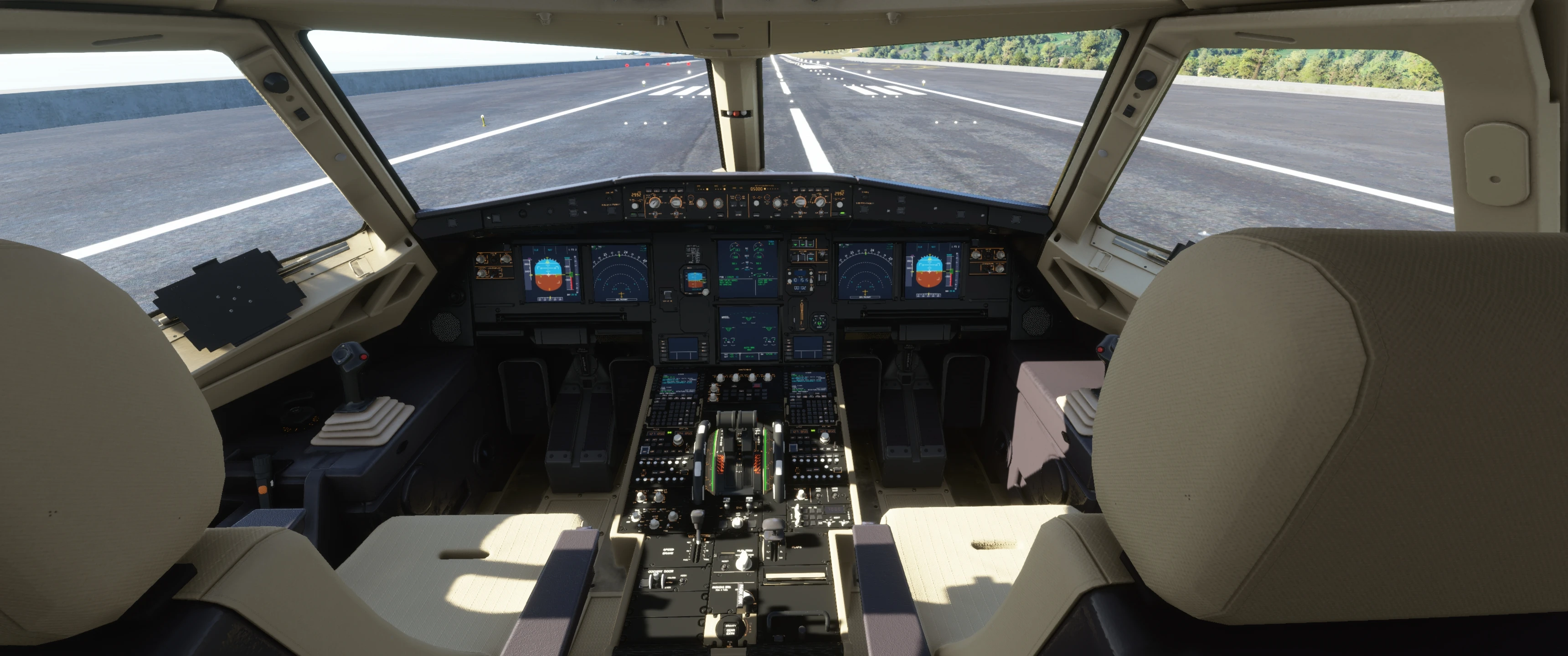 flight simulator cockpit