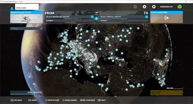 City markers for VFR flight (26k. 57k and 135k versions) at Microsoft ...