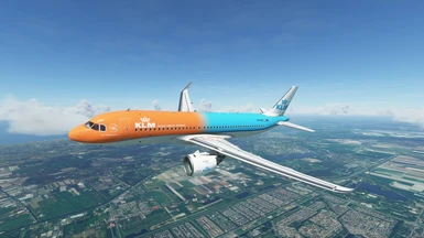 KLM A320 - Orange Pride