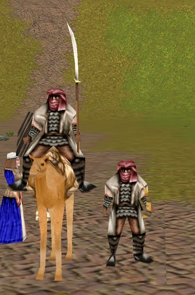 Saljukis archer & camel rider