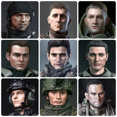 Military Style Ranger Portraits