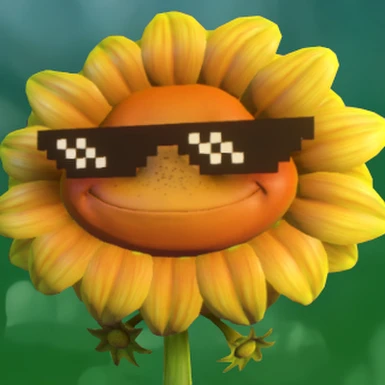 Deal with it shades for sunflower