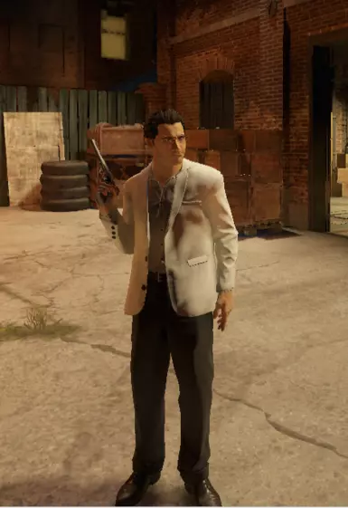by some reason, the tommy jacket turn white.