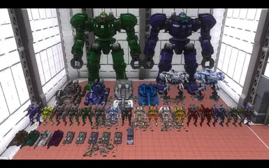 This isn't even all the vehicles in this mod.