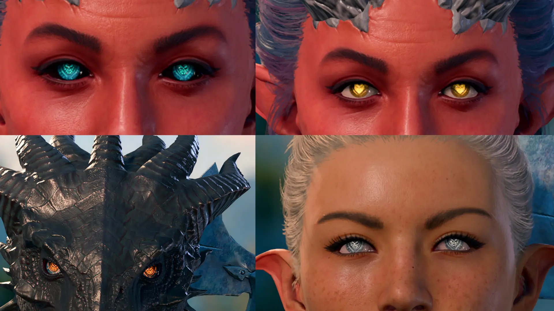 Poesielibre's fancy eyes presets For Eyes of the Beholder at Baldur's ...