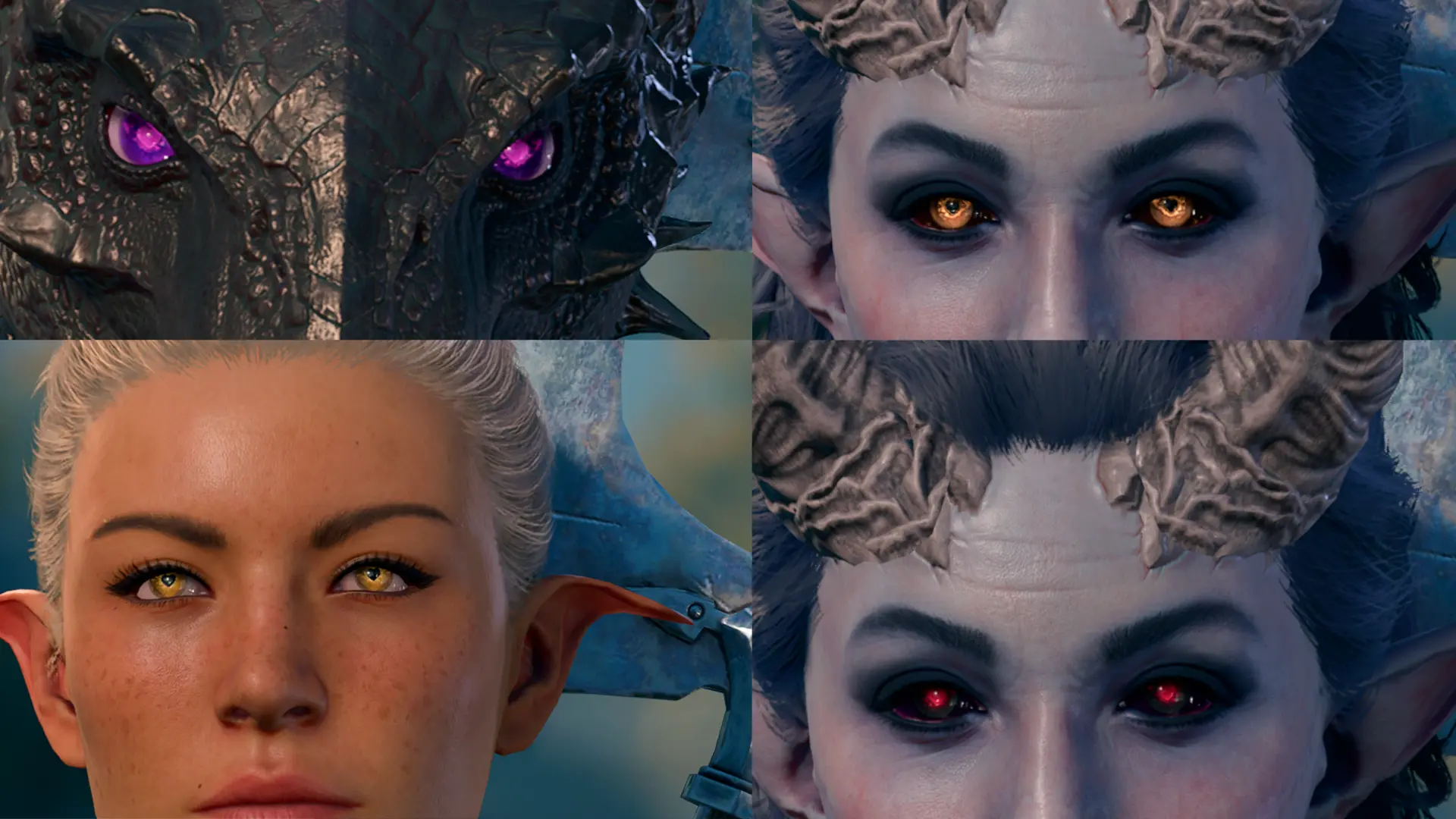 Poesielibre's fancy eyes presets For Eyes of the Beholder at Baldur's ...