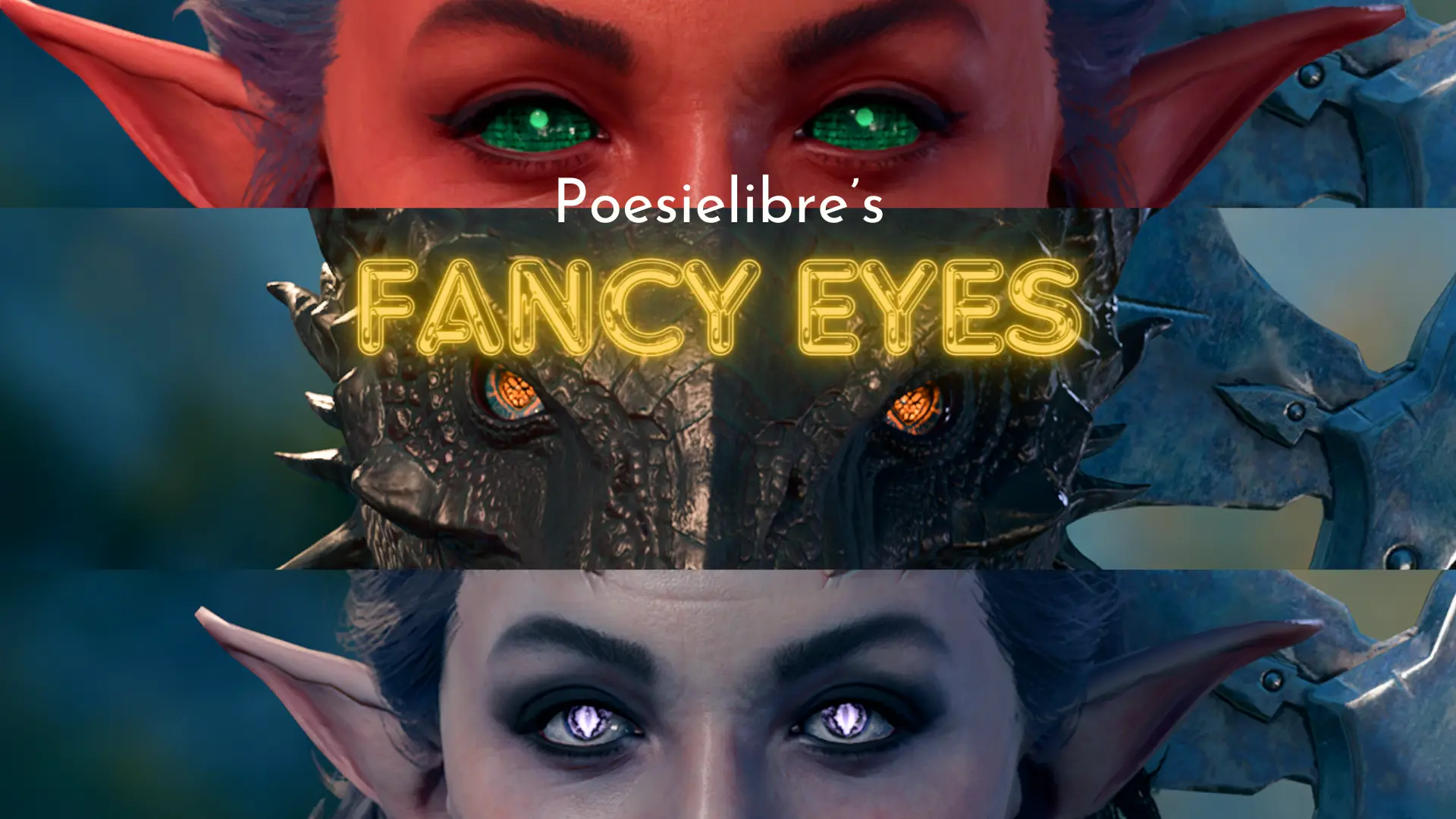 Poesielibre's fancy eyes presets For Eyes of the Beholder at Baldur's ...