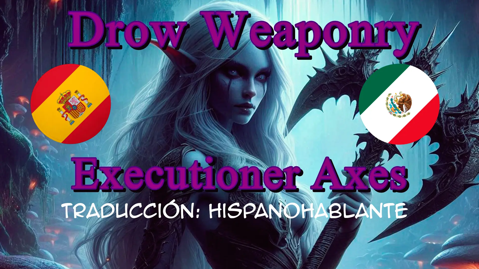 Drow Weaponry - Greataxes Spanish at Baldur's Gate 3 Nexus - Mods and ...