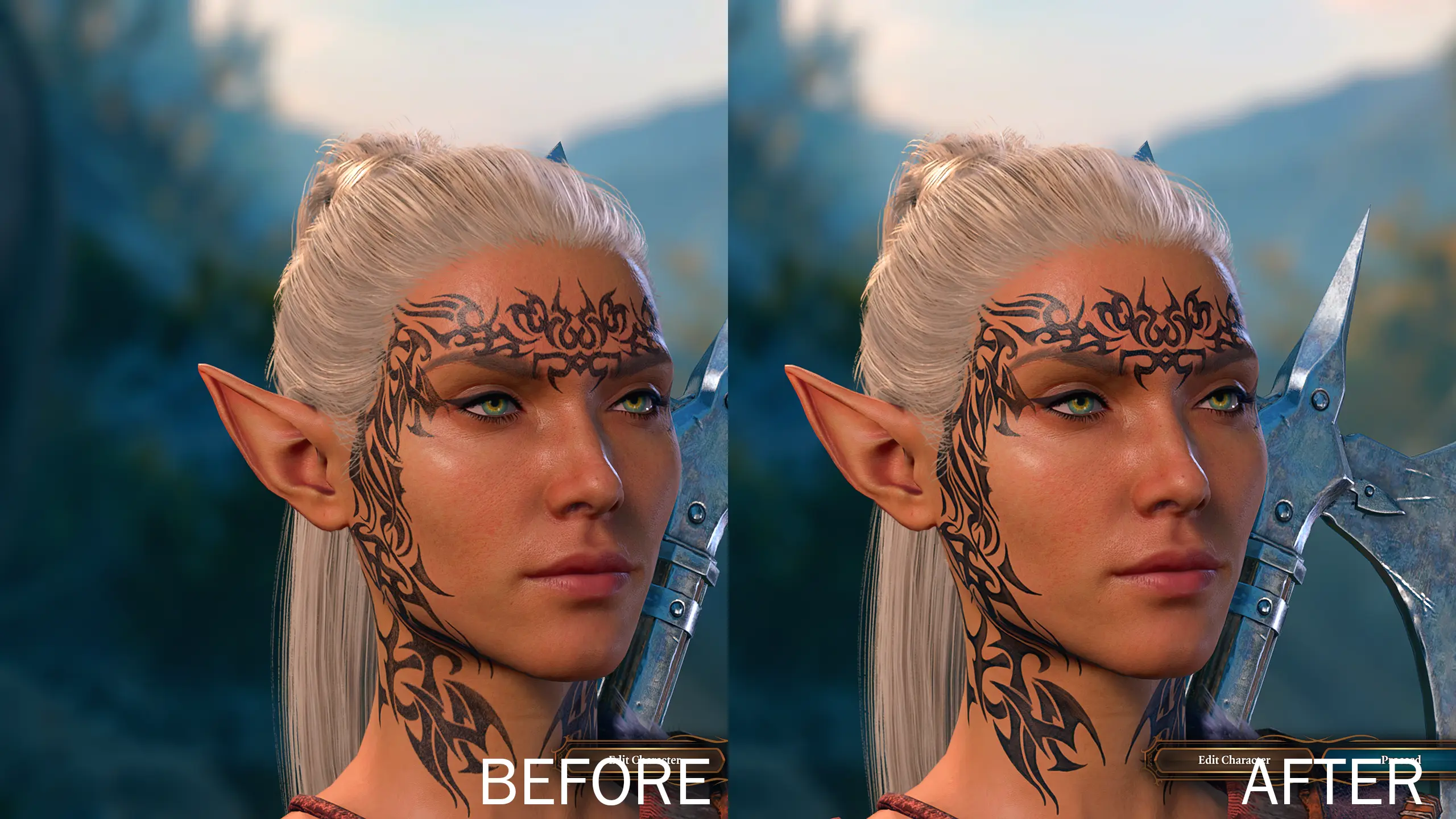 Upscaled Tattoos (and more) at Baldur