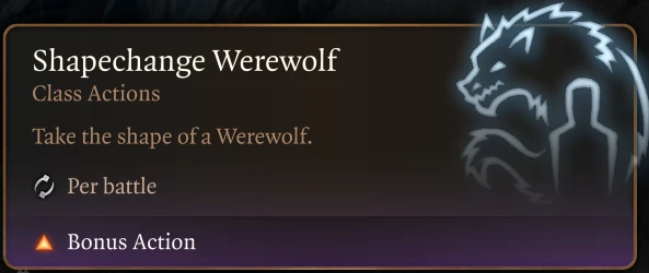 Werewolf Passive At Baldur's Gate 3 Nexus - Mods And Community