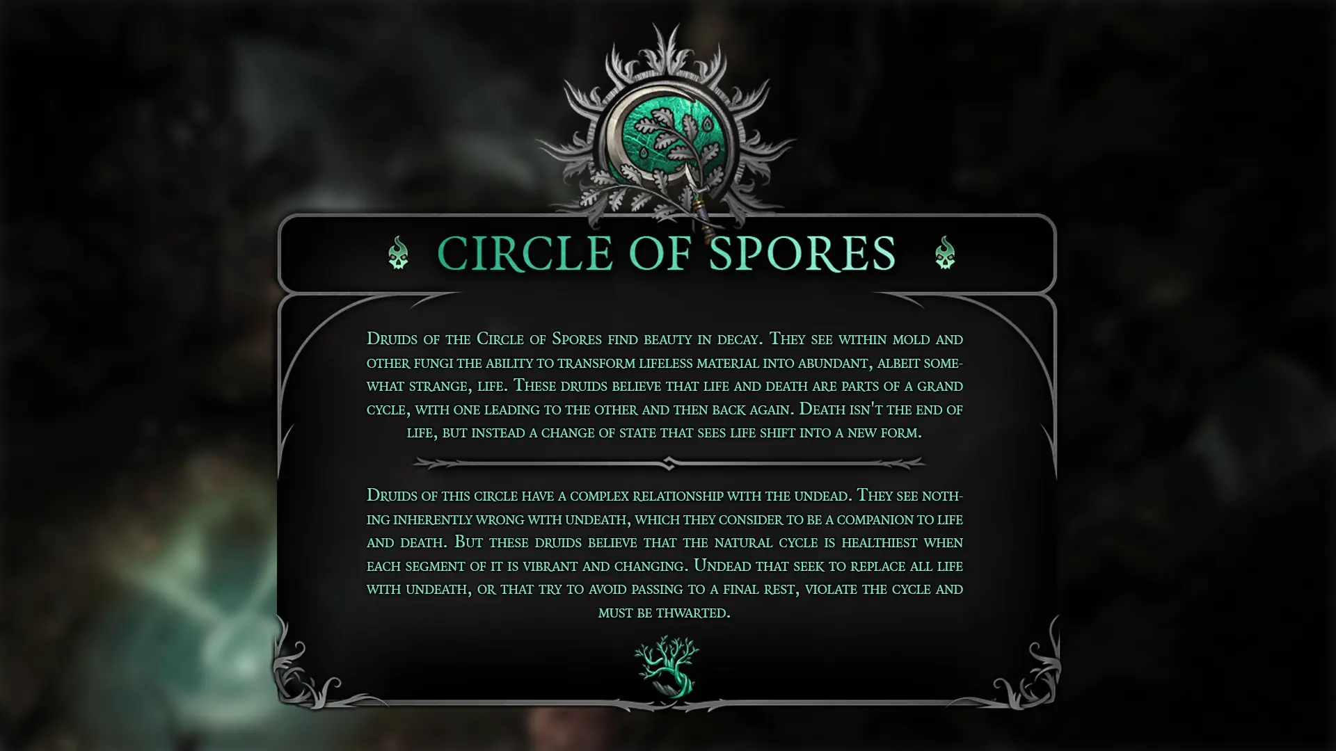 Circle Of Spores Enhanced At Baldur's Gate 3 Nexus - Mods And Community