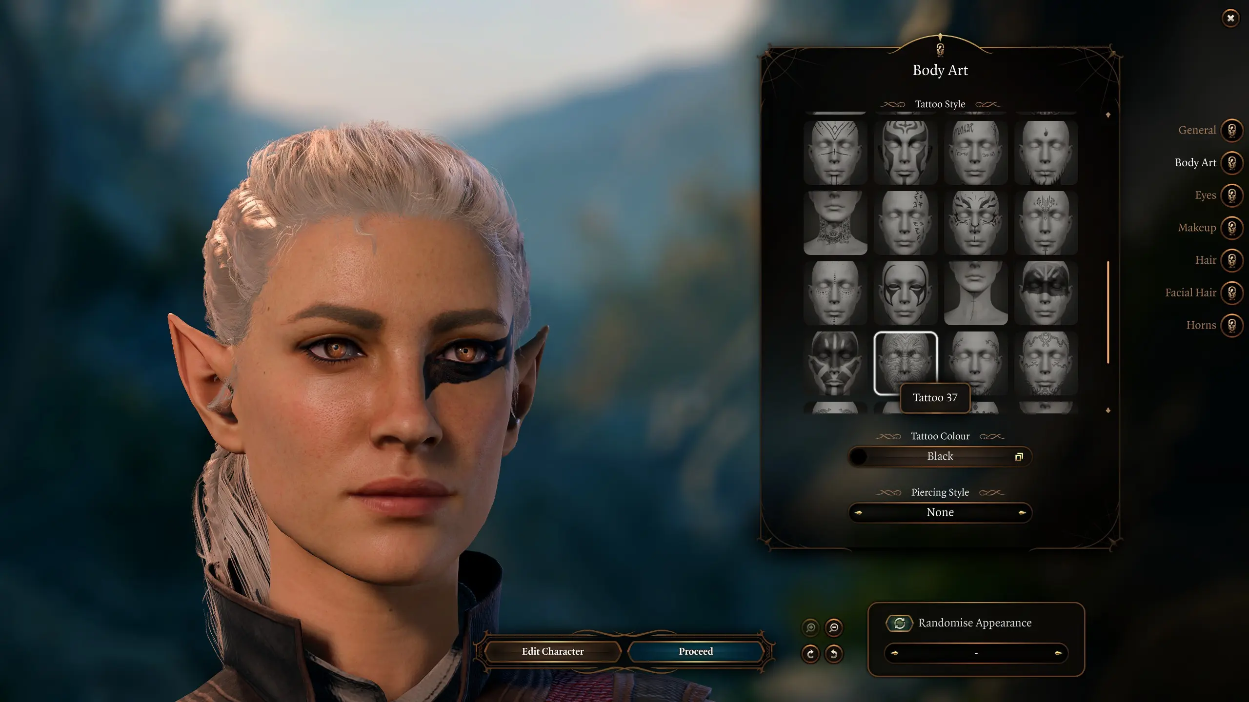 Homebrew Face Tattoos at Baldur's Gate 3 Nexus - Mods and community