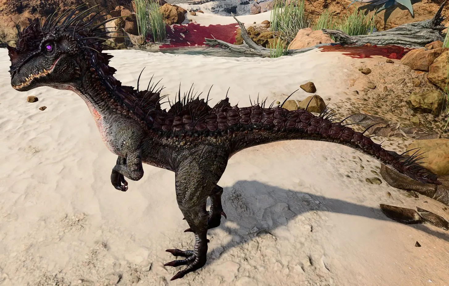 Elemental Ice DeinoNychus (Wild) - ARK Official Community Wiki