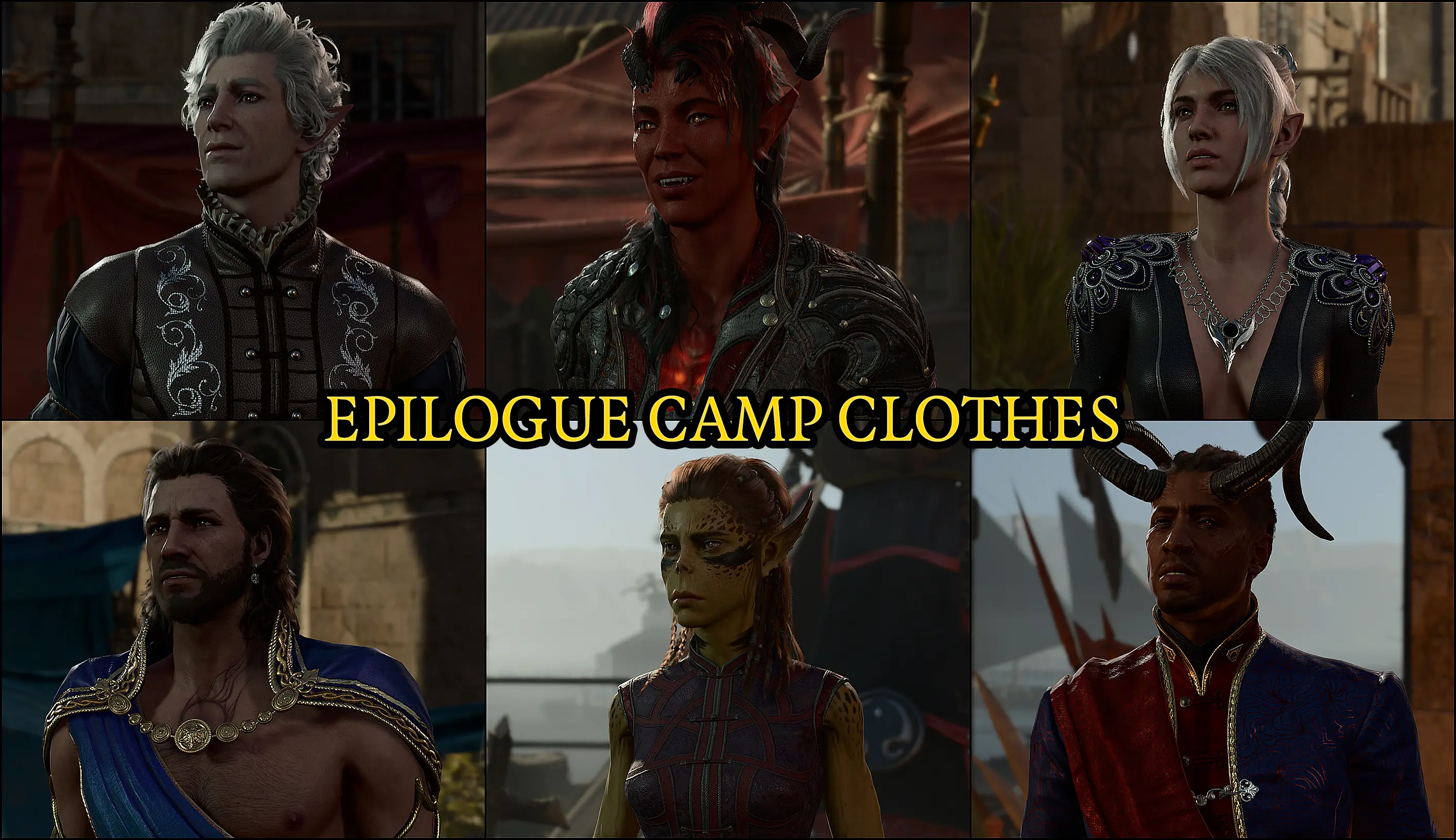 Epilogue Camp Clothes at Baldur's Gate 3 Nexus Mods and community