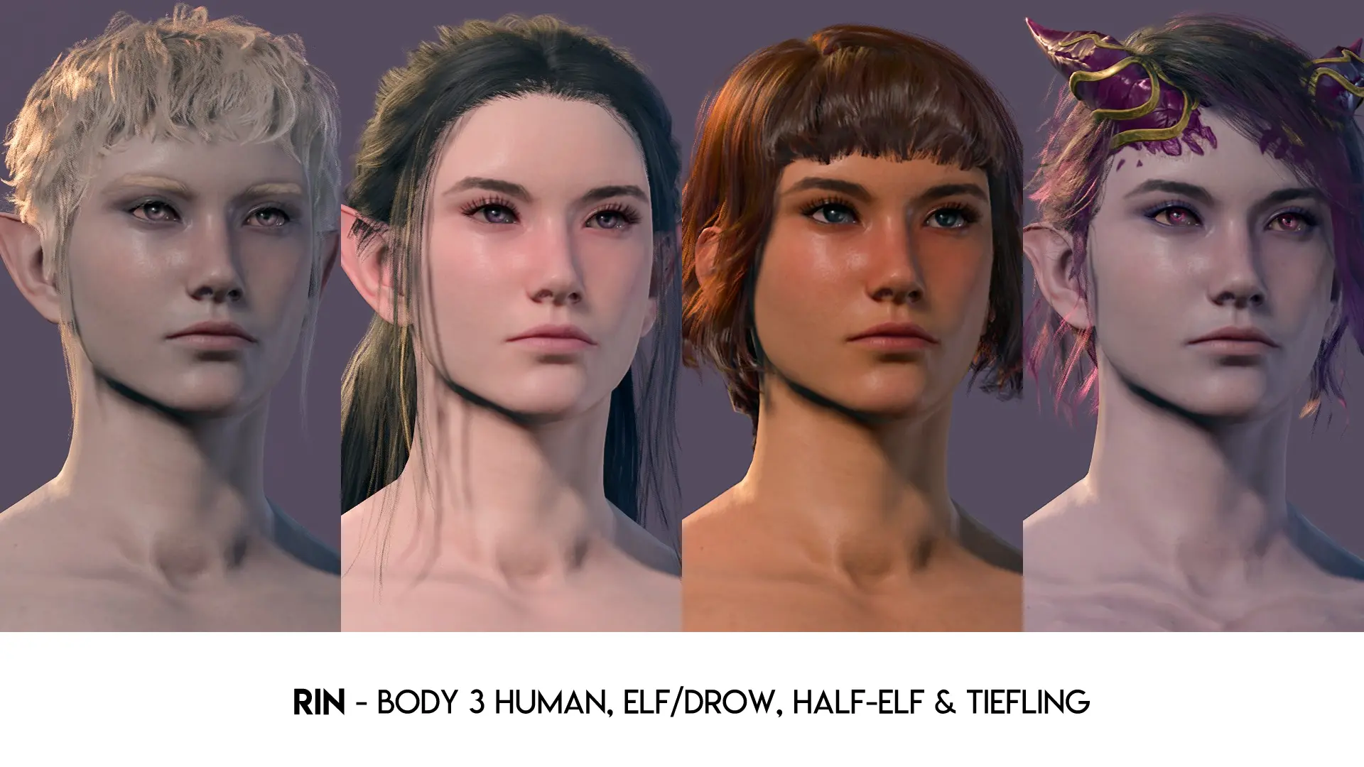 Lydia's Heads (Face Presets) at Baldur's Gate 3 Nexus - Mods and community