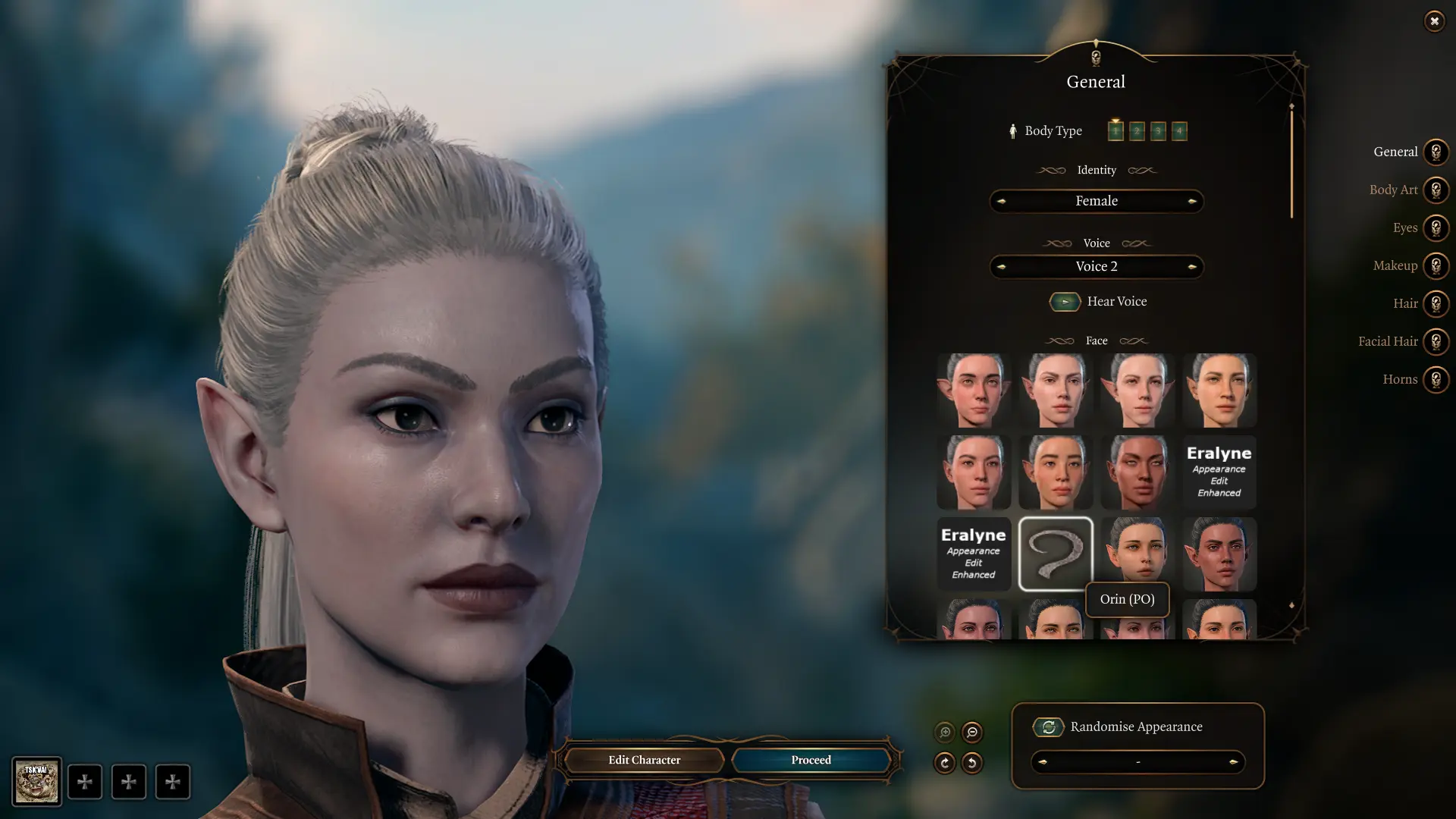 Orin's Customisable Head For Character Creation WIP at Baldur's Gate 3 ...