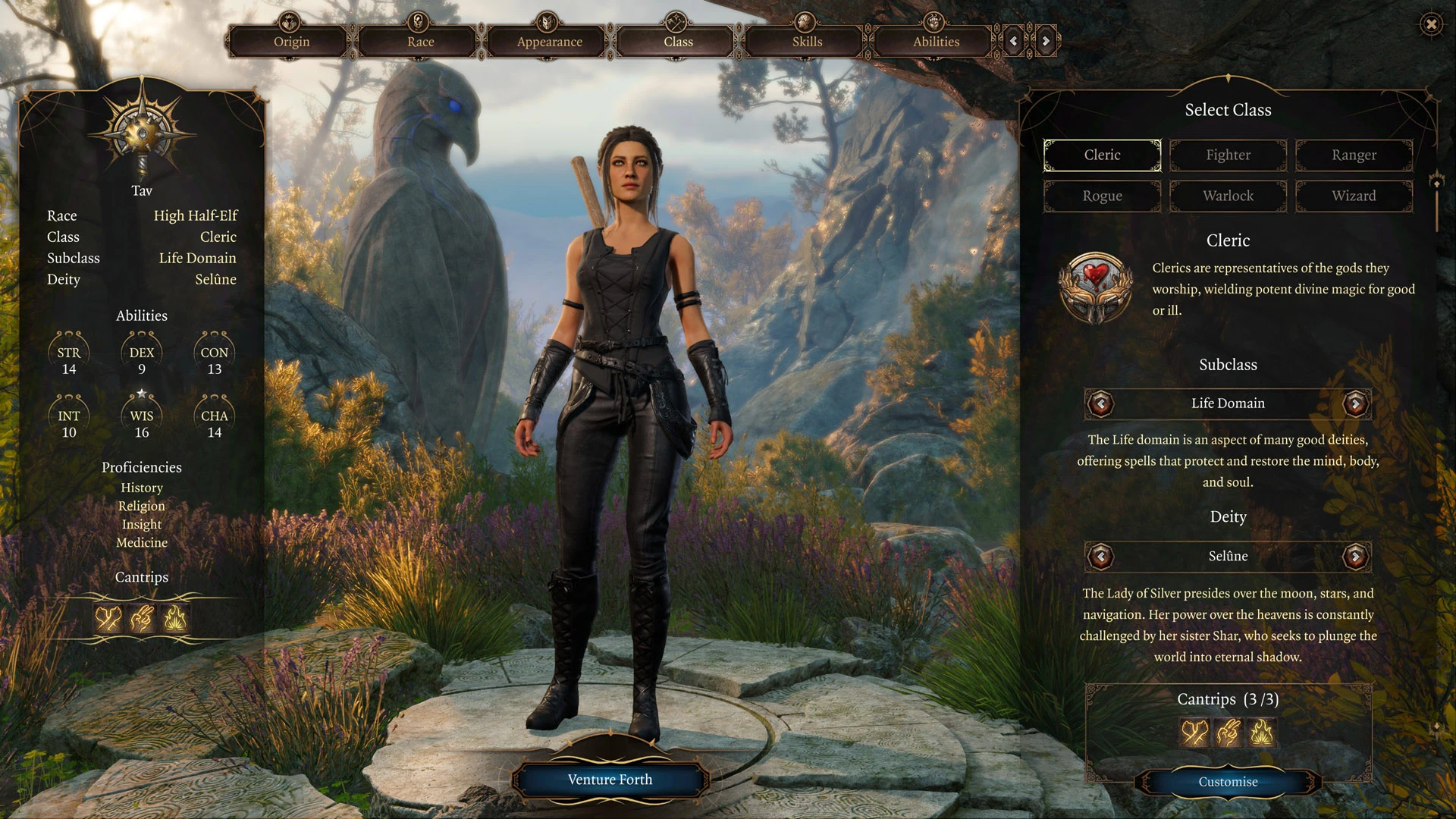 Two new black outfits for human and elf girls at Baldur's Gate 3 Nexus ...