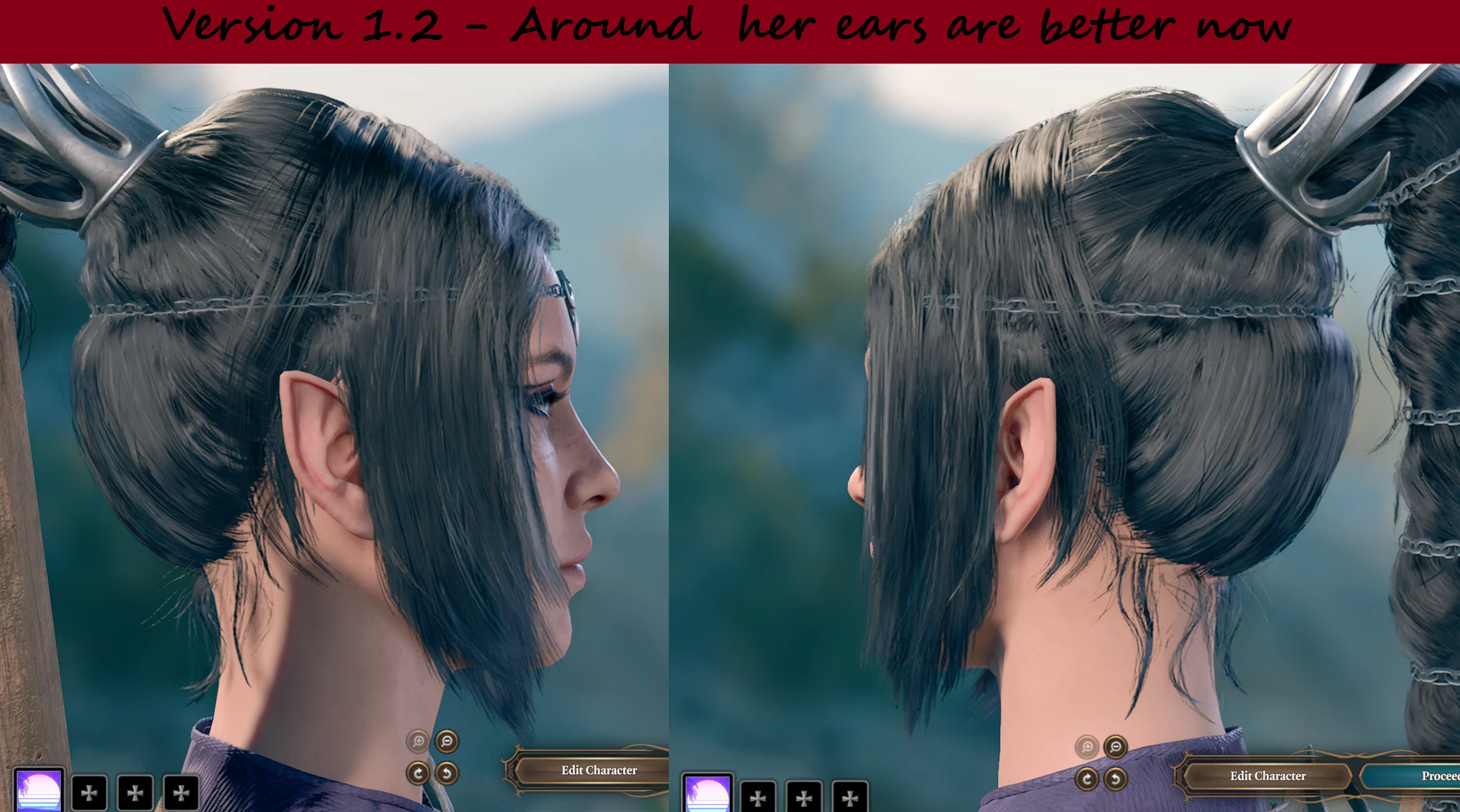 Shadowheart Fringe Removal Alternate Hairstyle at Baldur's Gate 3 Nexus ...