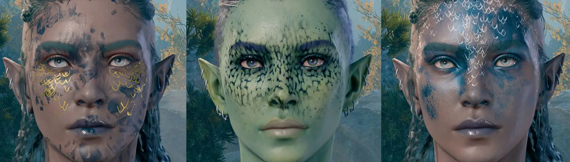 Umberlee's Faithful - Makeup and Tattoos at Baldur's Gate 3 Nexus ...