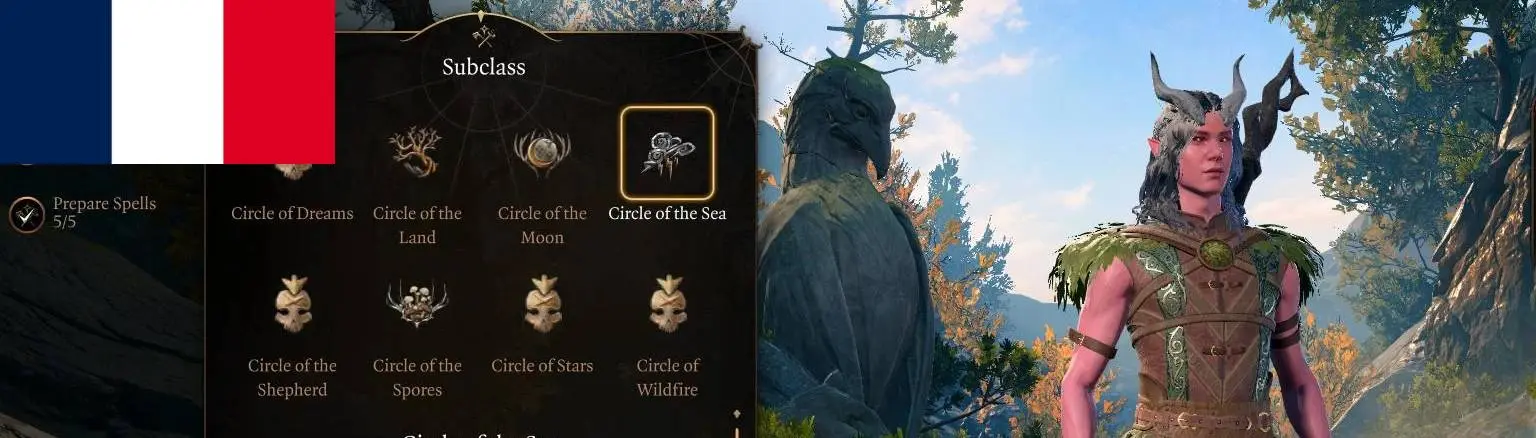 Circle of the Sea - Druid Subclass FR at Baldur's Gate 3 Nexus - Mods ...