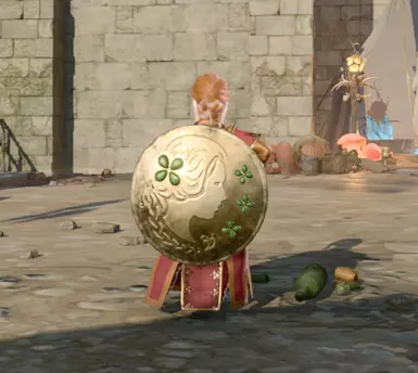 Undyeable Tymora shield