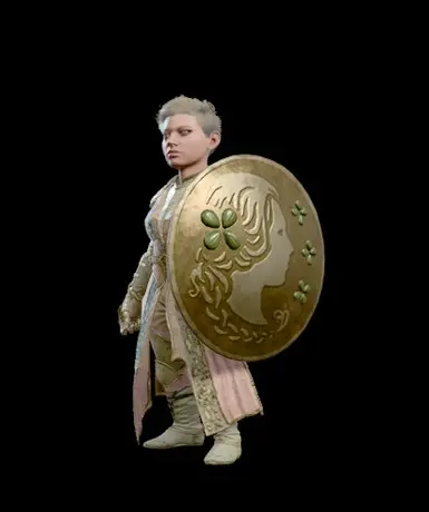 Undyeable Tymora shield