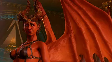 She's got her wings and her bling.