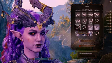 Using half-demon cambion mod to unlock Raphael's horns