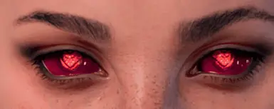 Stained Glass Heart Eyes