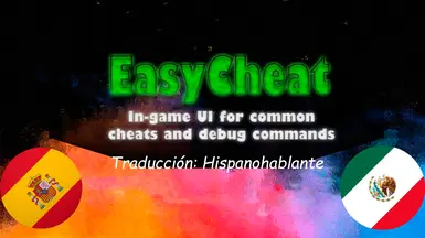 EasyCheat with in-game UI (MCM)(SE) Spanish