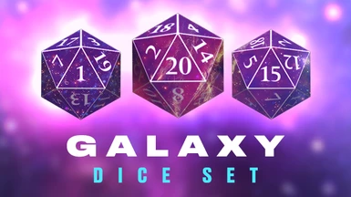 Galaxy Dice Set