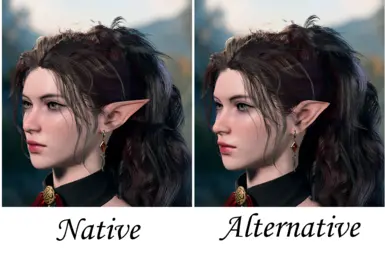 Alternative Ear for Elf, Half-Elf, Drow, and Tif