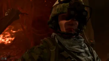 NVG helmet with no mask