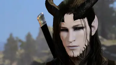 The modified head of a tiefling male Kael (edit_OwlDream)