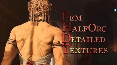 Fem Half-Orc Detailed Textures