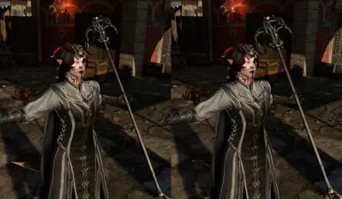 No. 7's Staff, Edit on the left, Original on the right.
