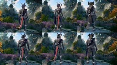 Tried to minimize tail clipping. Standard male tiefling tails are suddenly acting wonky and may clip anyway. I have no idea why.