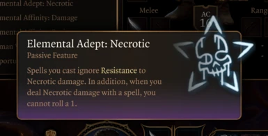 Elemental Adept - Necrotic