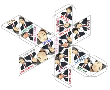 dice template i cut the images out from